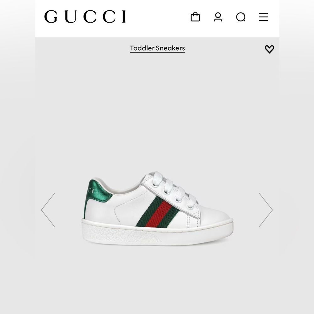 Toddler Gucci Sneakers size 5T